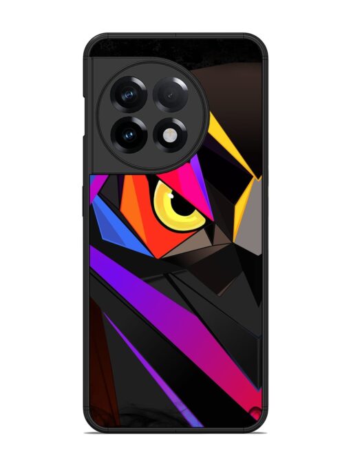 Wpap Owl Glossy Metal Phone Cover for Oneplus 11R (5G) Zapvi