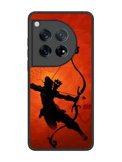 Illustration Lord Rama Glossy Metal Phone Cover for Oneplus 12 (5G)