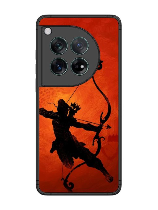 Illustration Lord Rama Glossy Metal Phone Cover for Oneplus 12 (5G)