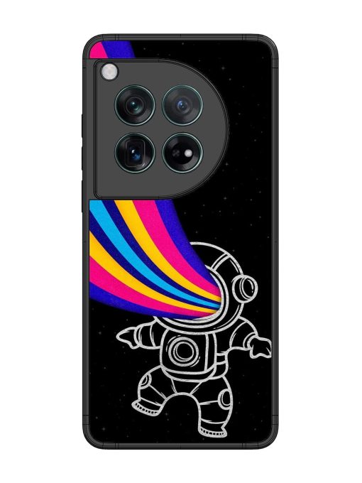 Astronaut Glossy Metal TPU Phone Cover for Oneplus 12 (5G)