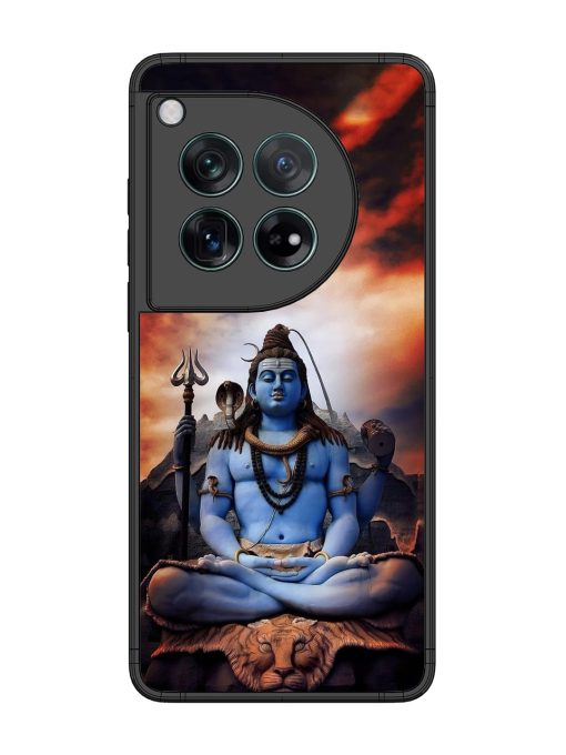 Jai Jai Shiv Glossy Metal Phone Cover for Oneplus 12 (5G)