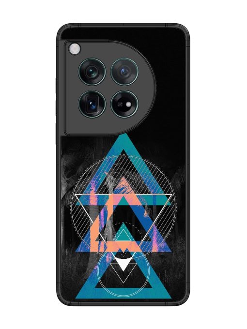 Indie Cross Glossy Metal Phone Cover for Oneplus 12 (5G)