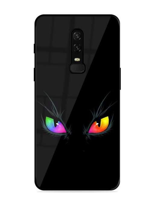 Cat Eyes Glossy Metal Phone Cover for Oneplus 6