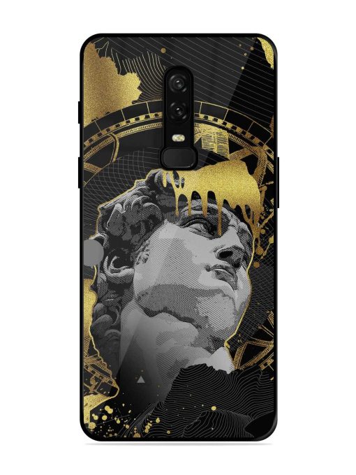 Roman Face Glossy Metal Phone Cover for Oneplus 6