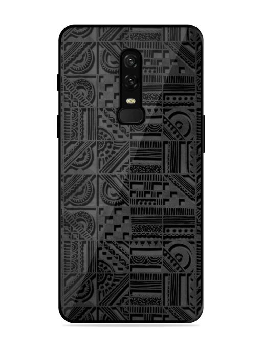 Seamless Pattern Glossy Metal Phone Cover for Oneplus 6 Zapvi