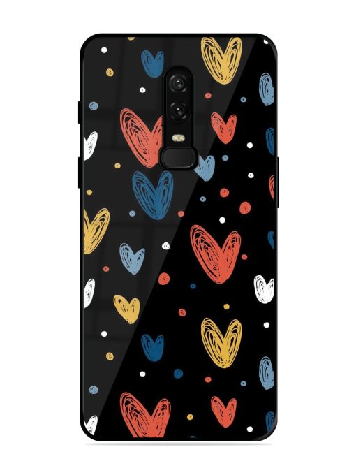 Happy Valentines Day Glossy Metal TPU Phone Cover for Oneplus 6 Zapvi