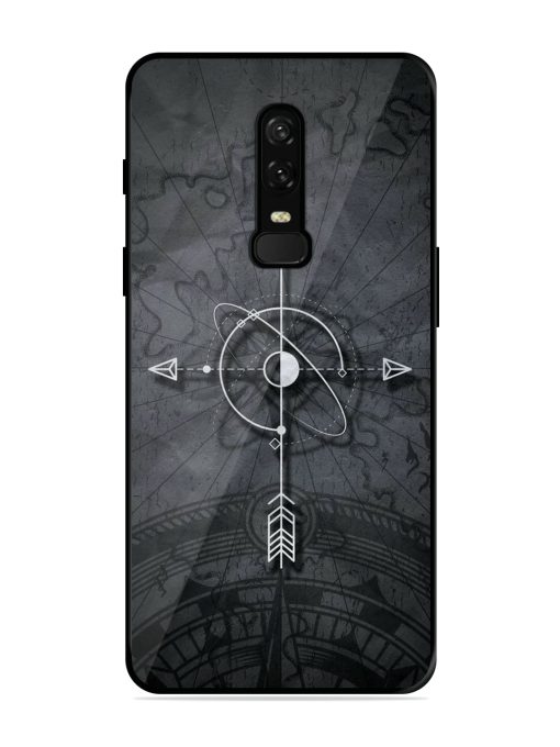 Lighting Cross Glossy Metal Phone Cover for Oneplus 6