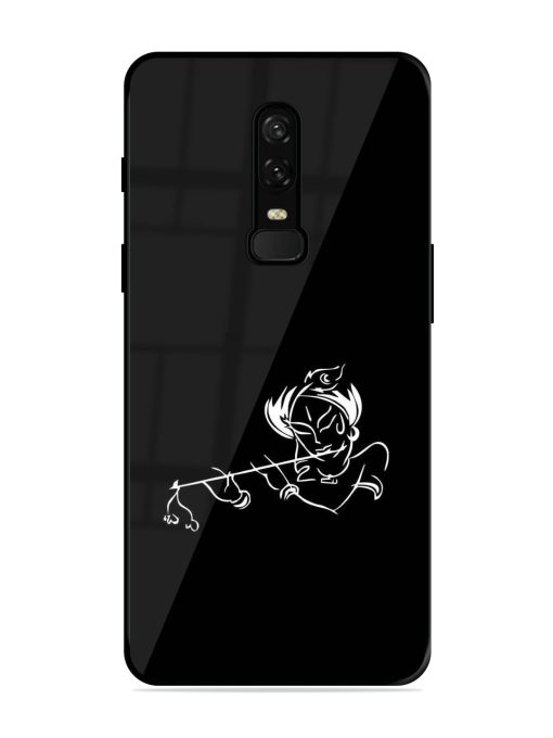 Krishna Flute Glossy Metal Phone Cover for Oneplus 6