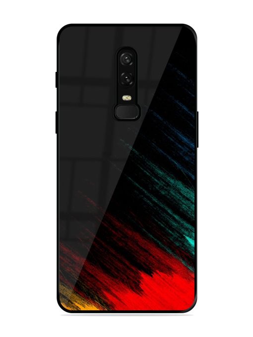 Color Pattern Glossy Metal Phone Cover for Oneplus 6