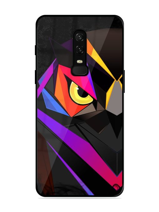 Wpap Owl Glossy Metal Phone Cover for Oneplus 6