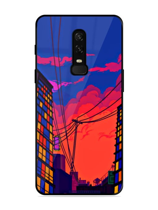 Metropolitan Area Glossy Metal Phone Cover for Oneplus 6