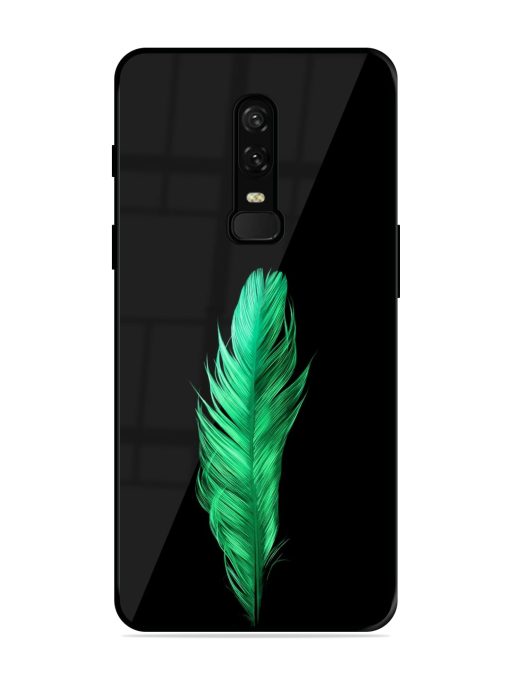 Feather Texture Glossy Metal Phone Cover for Oneplus 6