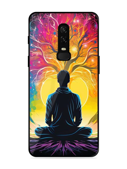 Mind Colourful Glossy Metal Phone Cover for Oneplus 6