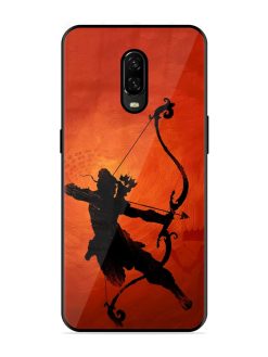 Illustration Lord Rama Glossy Metal Phone Cover for Oneplus 6T