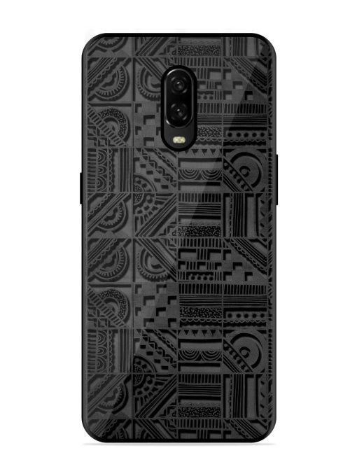 Seamless Pattern Glossy Metal Phone Cover for Oneplus 6T Zapvi