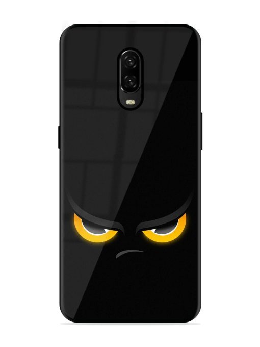 Scary Yellow Eye Glossy Metal TPU Phone Cover for Oneplus 6T Zapvi