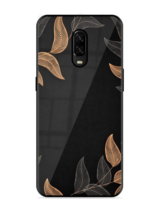 Foliage Art Glossy Metal Phone Cover for Oneplus 6T