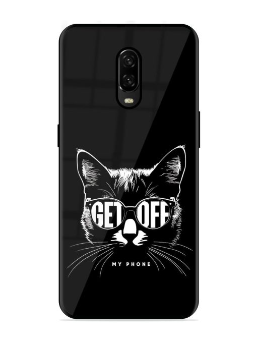 Get Off Glossy Metal TPU Phone Cover for Oneplus 6T Zapvi