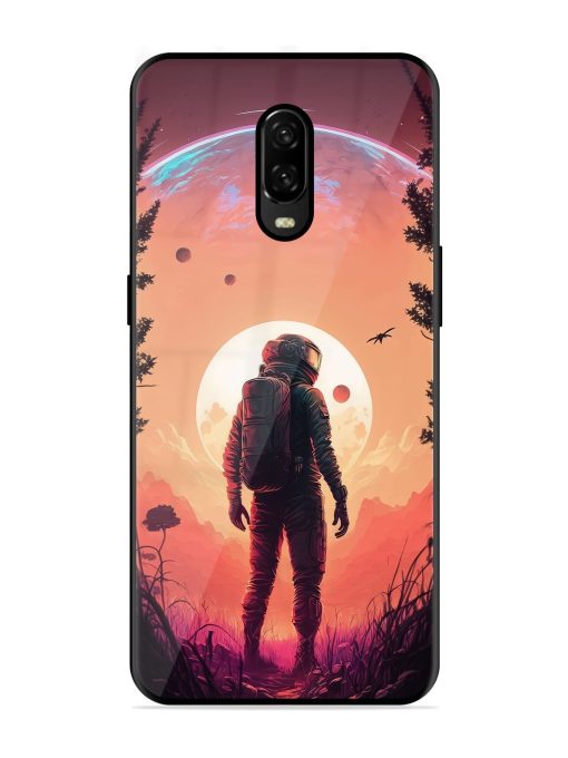 Red Sky At Morning Glossy Metal Phone Cover for Oneplus 6T Zapvi