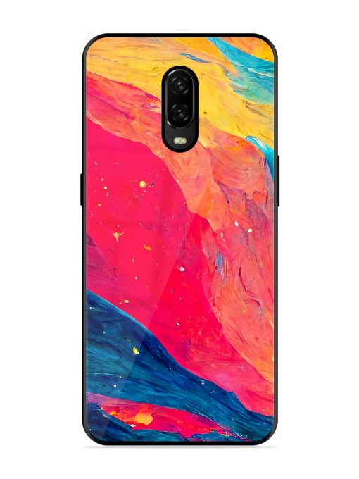 Starry Night Glossy Metal Phone Cover for Oneplus 6T