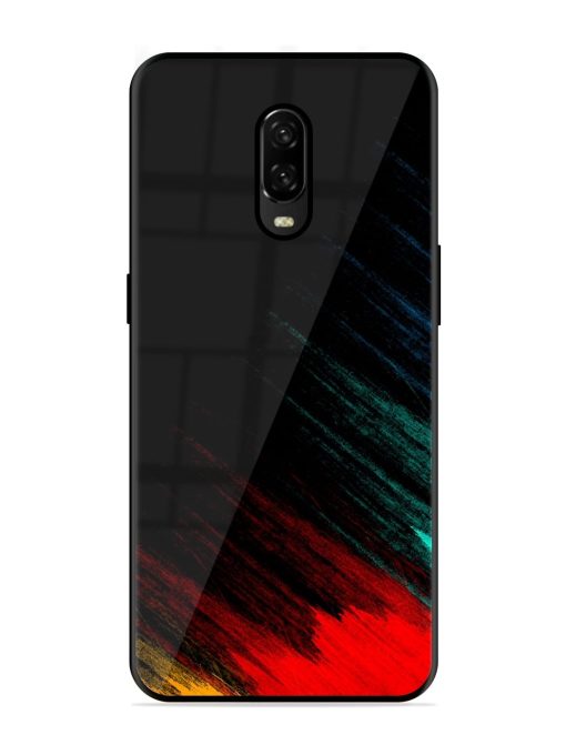 Color Pattern Glossy Metal Phone Cover for Oneplus 6T Zapvi