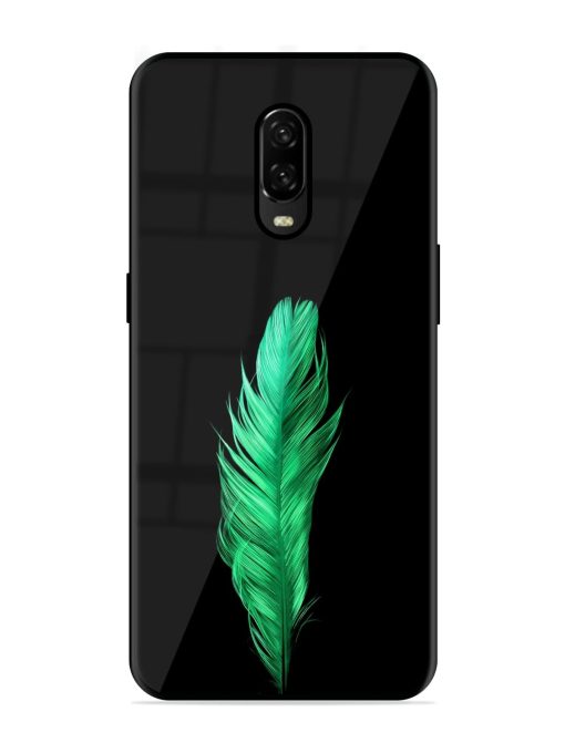 Feather Texture Glossy Metal Phone Cover for Oneplus 6T Zapvi