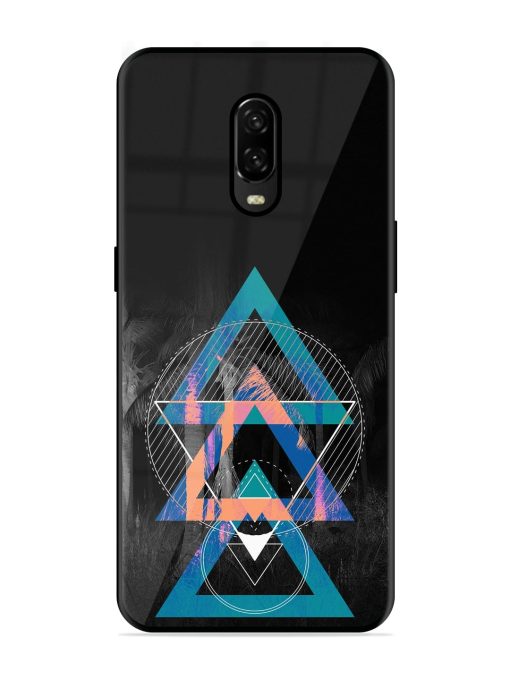 Indie Cross Glossy Metal Phone Cover for Oneplus 6T Zapvi