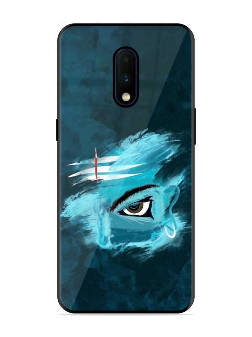 Lord Shiva Glossy Metal Phone Cover for Oneplus 7 Zapvi