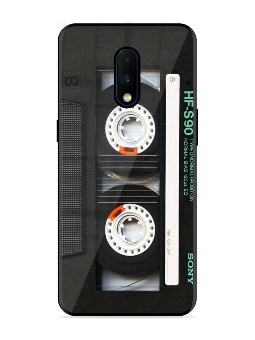 Sony Hf-S90 Cassette Glossy Metal Phone Cover for Oneplus 7 Zapvi