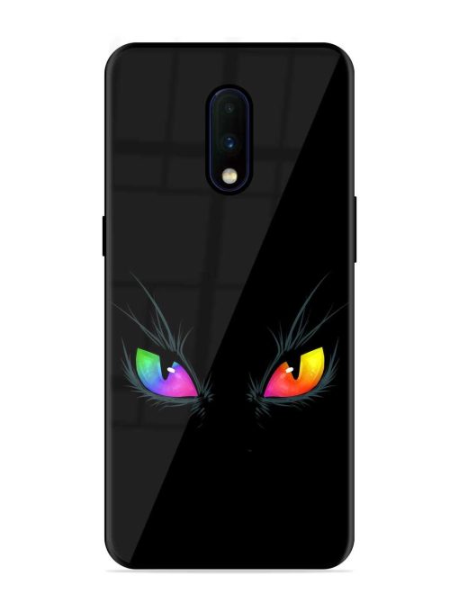 Cat Eyes Glossy Metal Phone Cover for Oneplus 7 Zapvi