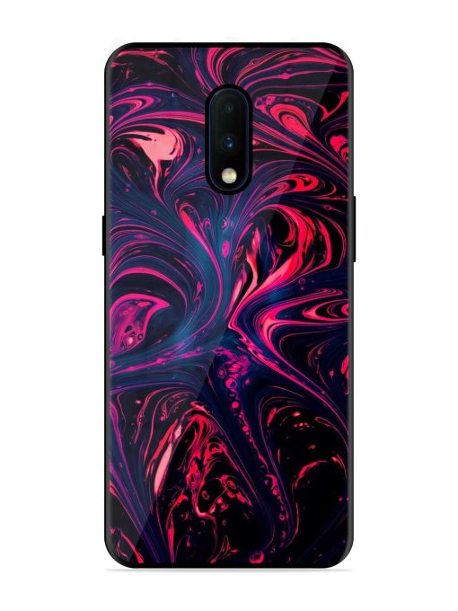 Abstract Background Glossy Metal Phone Cover for Oneplus 7 Zapvi