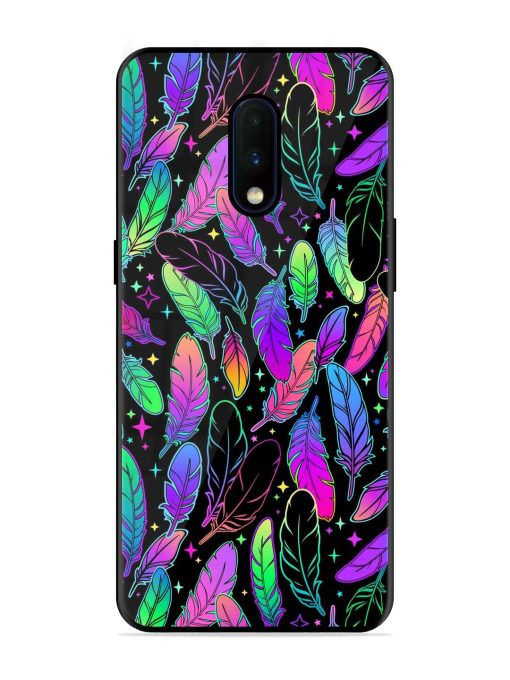 Bright Multi Colored Seamless Glossy Metal Phone Cover for Oneplus 7 Zapvi