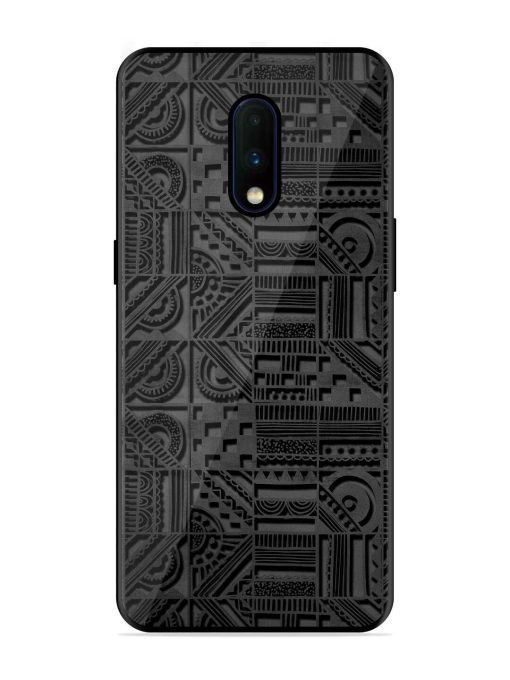 Seamless Pattern Glossy Metal Phone Cover for Oneplus 7 Zapvi