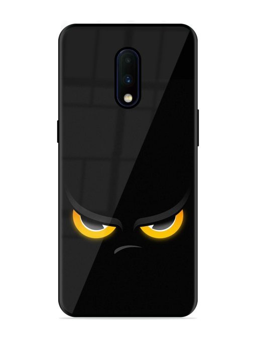 Scary Yellow Eye Glossy Metal TPU Phone Cover for Oneplus 7 Zapvi