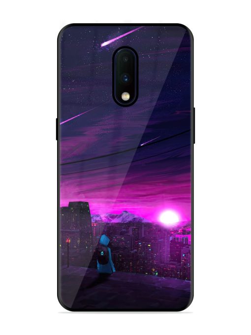 Empty Attempt Glossy Metal Phone Cover for Oneplus 7 Zapvi