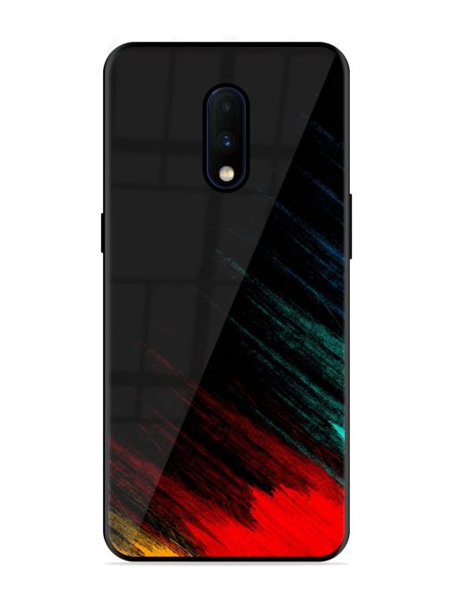 Color Pattern Glossy Metal Phone Cover for Oneplus 7