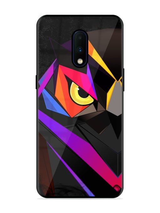 Wpap Owl Glossy Metal Phone Cover for Oneplus 7