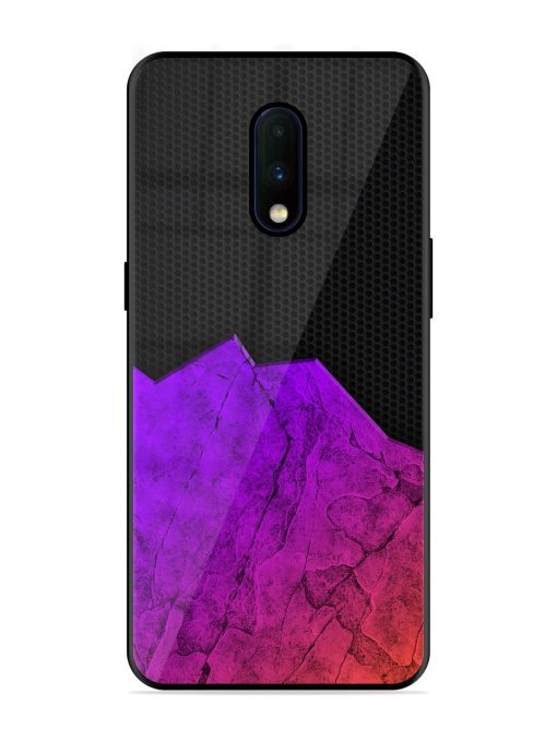 Minimalist Gradient Glossy Metal Phone Cover for Oneplus 7 Zapvi