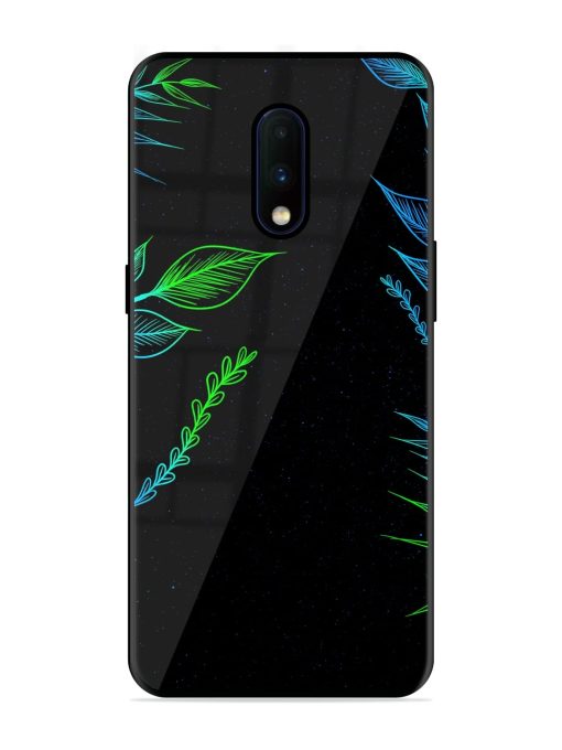 Aesthetic Neon Glossy Metal Phone Cover for Oneplus 7 Zapvi