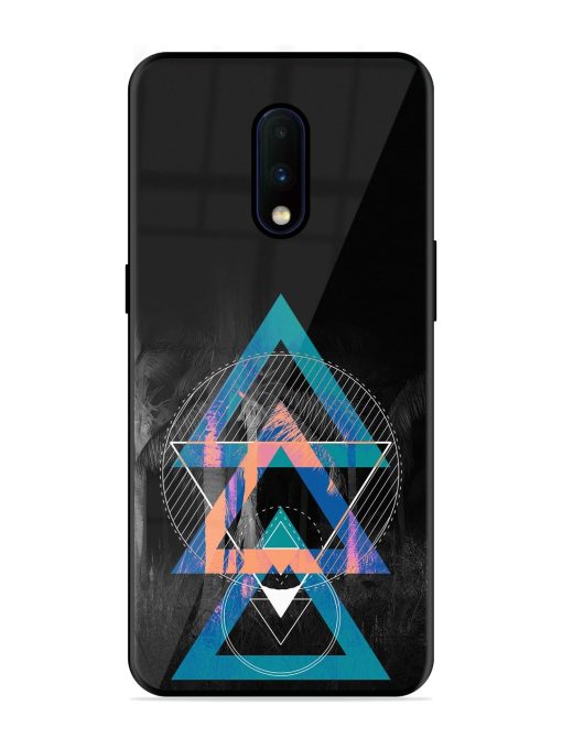 Indie Cross Glossy Metal Phone Cover for Oneplus 7 Zapvi