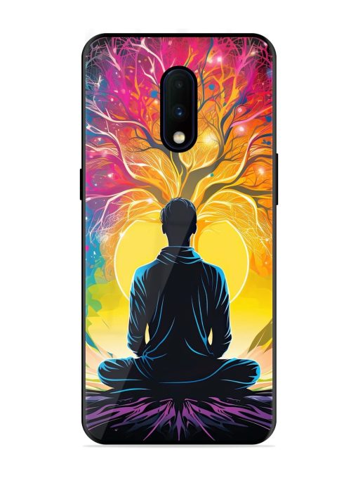 Mind Colourful Glossy Metal Phone Cover for Oneplus 7