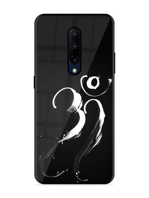 Om Logo Glossy Metal Phone Cover for Oneplus 7 Pro Zapvi