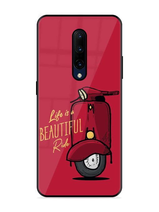 Life Is Beautiful Rides Glossy Metal Phone Cover for Oneplus 7 Pro Zapvi