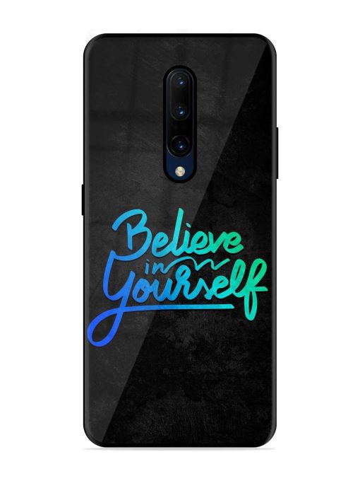 Believe In Yourself Glossy Metal Phone Cover for Oneplus 7 Pro