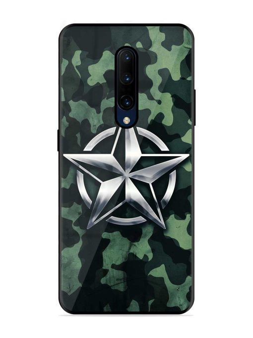 Indian Army Star Design Glossy Metal Phone Cover for Oneplus 7 Pro Zapvi