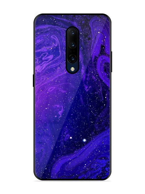 Galaxy Acrylic Abstract Art Glossy Metal Phone Cover for Oneplus 7 Pro Zapvi