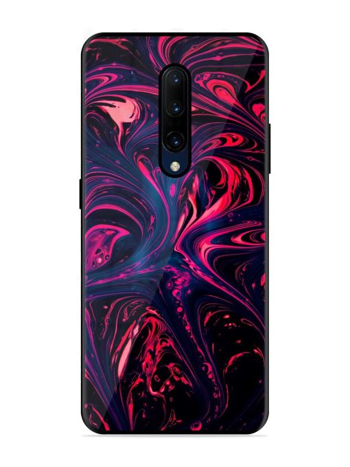 Abstract Background Glossy Metal Phone Cover for Oneplus 7 Pro Zapvi