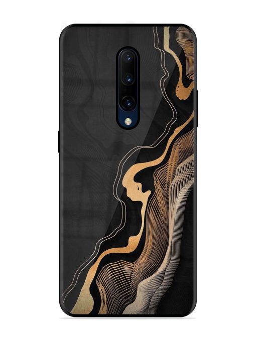 Abstract Art Glossy Metal TPU Phone Cover for Oneplus 7 Pro Zapvi