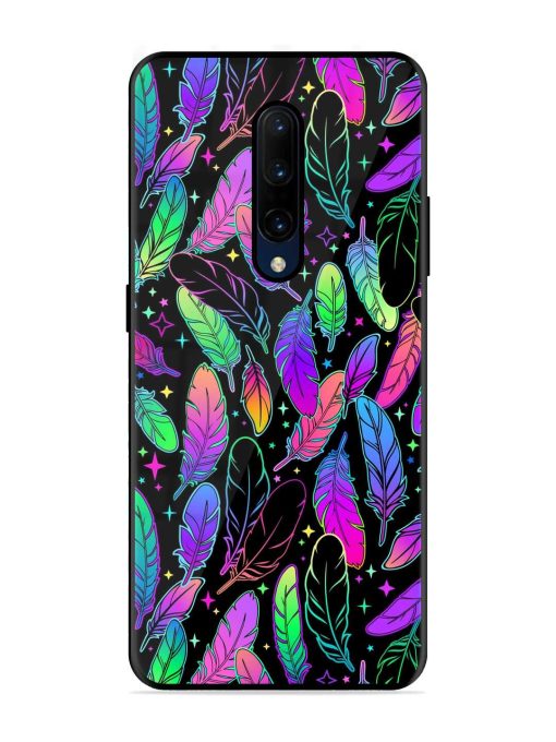 Bright Multi Colored Seamless Glossy Metal Phone Cover for Oneplus 7 Pro Zapvi