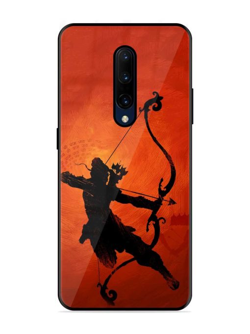 Illustration Lord Rama Glossy Metal Phone Cover for Oneplus 7 Pro Zapvi